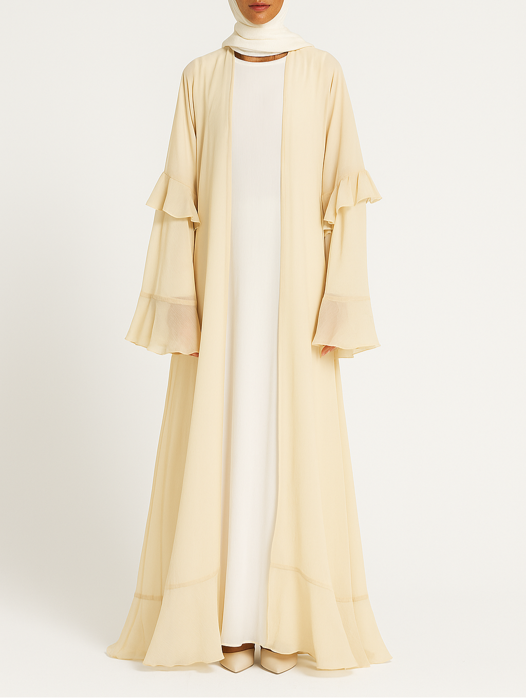 Taliah Ruffle Abaya